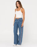 Flip mommy low rise wide leg denim pant