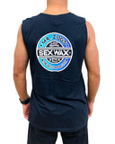 Fade blue blend muscle
