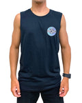 Fade blue blend muscle