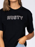 Rusty essentials boyfriend skimmer tee