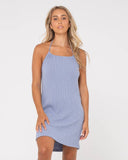Simmer halter neck dress