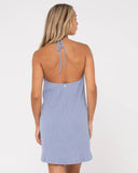 Simmer halter neck dress