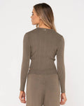 Solace long sleeve knitted top