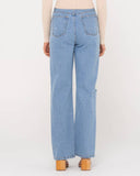 Chloe high wide straight leg jean