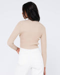 Solace long sleeve knitted top